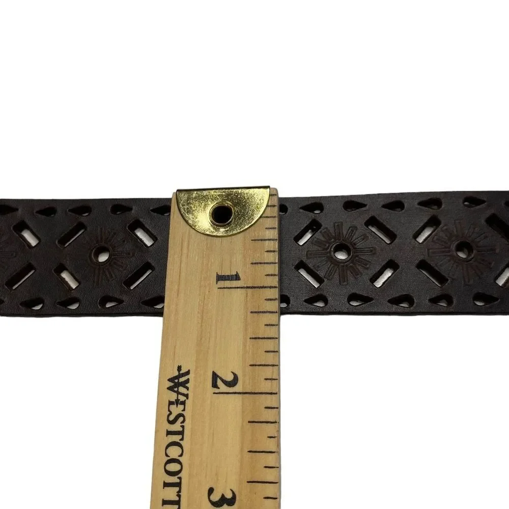Great Northwest Clothing Company Brown Leather Belt Sz S NWT